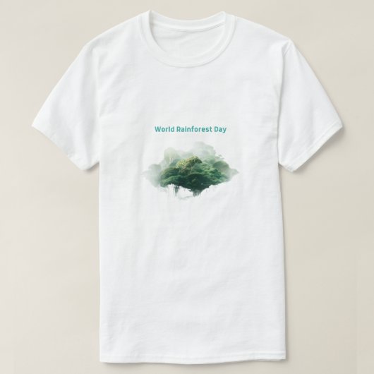 世界熱帯雨林の日 Tシャツ (デザイン正面)