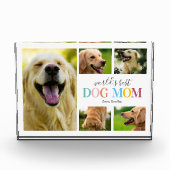 世界犬最高の母撮影コラージュ フォトブロック (正面)