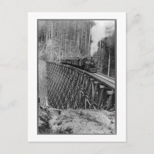 世界独身ので最も高く積み重なったトレッスル ポストカード (正面)