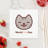 世界猫の日 スタンダードランチョンナプキン (インサイチュ)