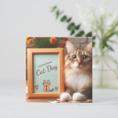 世界猫の日 招待状 (スタンド正面)