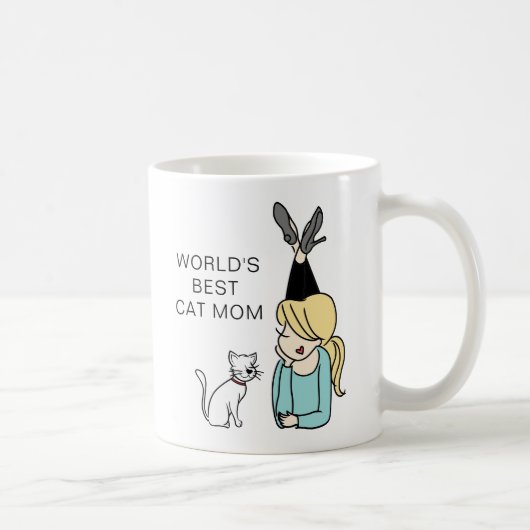 世界猫マ最高のマ·コーヒーマグ コーヒーマグカップ (右)