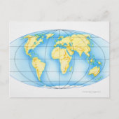 世界球 ポストカード (正面)