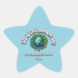 世界環境デー 星シール