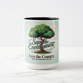 世界環境デーMug 2025 ツートーンマグカップ (中央)