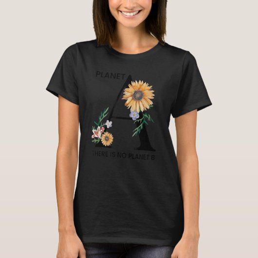 世界環境デーNo惑星B Tシャツ (正面)