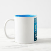 世界生き延びの終り ツートーンマグカップ (左)