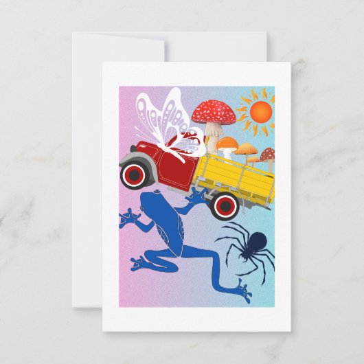 世界疑問に思 サンキューカード (正面)