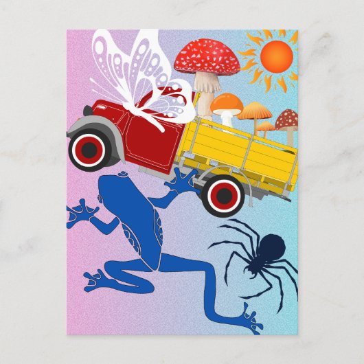 世界疑問に思 ポストカード (正面)