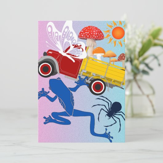 世界疑問に思 招待状 (スタンド正面)