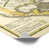 世界疾病地図 ポスター (角)