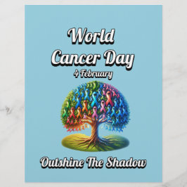 世界癌の日。2月4 チラシ
