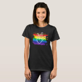 世界的なゲイプライド平等ラブユニティLgbtqia 4 Tシャツ (正面フル)