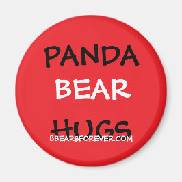 世界的なパンダのクマのハグ マグネット