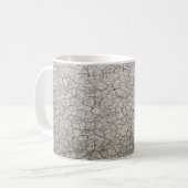 世界的なワーミングの概念 – ひび割れた焦げた地球そう コーヒーマグカップ (正面左)