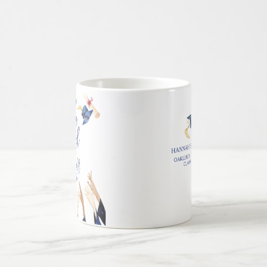 世界的な大流行は私にはできストップなかった |卒業生 コーヒーマグカップ (中央)