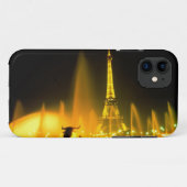 世界的に有名なエッフェル塔 パリの噴水 Case-Mate iPhoneケース (裏面(横))