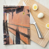 世界的に有名なケーブルカー キッチンタオル (四つ折り)