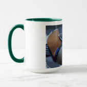 世界的に有名なセントラル・パークのオシドリ マグカップ (左)