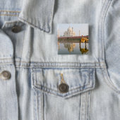 世界的に有名なタジマハル神殿の埋葬地 缶バッジ (インサイチュ)