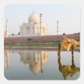 世界的に有名なタージマハル寺院の埋葬場所 スクエアシール (正面)