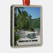 世界的に有名なマゲン湾、セントトーマス メタルオーナメント (右)