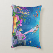 世界的に有名な人形の人魚 アクセントクッション (裏面(縦))