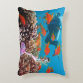 世界的に有名な人形の人魚 アクセントクッション (正面(垂直))