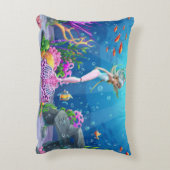 世界的に有名な人形の人魚 アクセントクッション (裏面(縦))