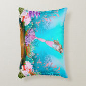 世界的に有名な人形の人魚 アクセントクッション (正面(垂直))