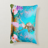 世界的に有名な人形の人魚 アクセントクッション (裏面(縦))