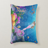 世界的に有名な人形の人魚 アクセントクッション (正面(垂直))