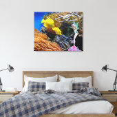 世界的に有名な人魚。 キャンバスプリント (インサイチュ (寝室))