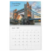 世界的に有名な橋2017年 カレンダー (3月 2027)