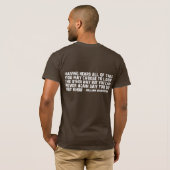 世界的の145,000,000人の孤児 Tシャツ (裏面フル)