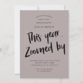 世界的卒業写真パーティの招待状 招待状 (正面)