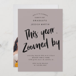 世界的卒業写真パーティの招待状 招待状