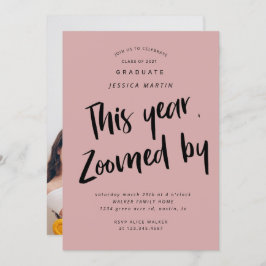 世界的卒業写真パーティの招待状 招待状