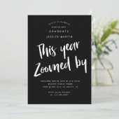 世界的卒業写真パーティの招待状 招待状 (スタンド正面)