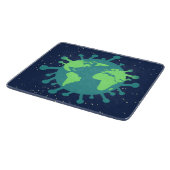 世界的大流行（ウイルス粒子）（ウイルス感染） カッティングボード (角)