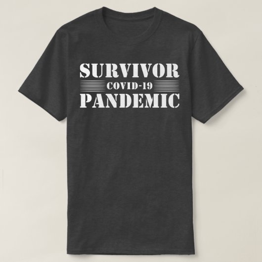 世界的流行病の遺族 Tシャツ (デザイン正面)