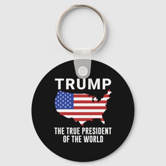 世界真の大統領 トランプ 1 キーホルダー (正面)
