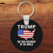 世界真の大統領 トランプ 1 キーホルダー (正面)