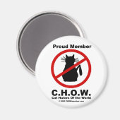 世界磁石の猫の飼い主 マグネット (正面/裏面)