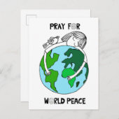 世界祈平和のため ポストカード (正面/裏面)