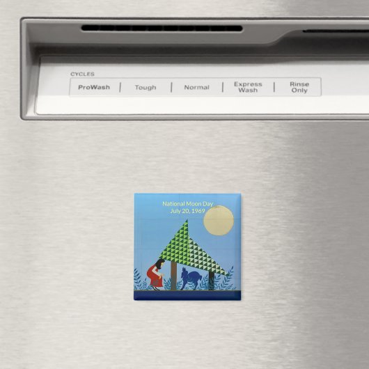 世界祝2：月の日 マグネット (インサイチュ (食洗機))