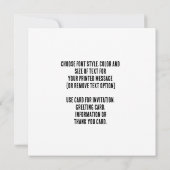 世界禁煙デー カード (裏面)