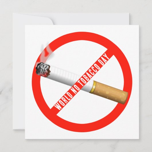世界禁煙デー カード (正面)