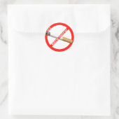 世界禁煙デー ラウンドシール (バッグ)