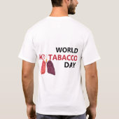 世界禁煙デー Tシャツ (裏面)
